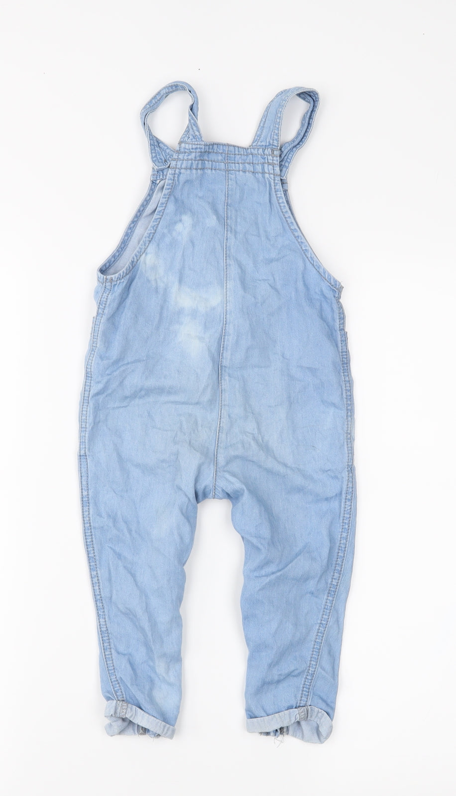 NEXT Girls Blue   Dungaree One-Piece Size 18-24 Months
