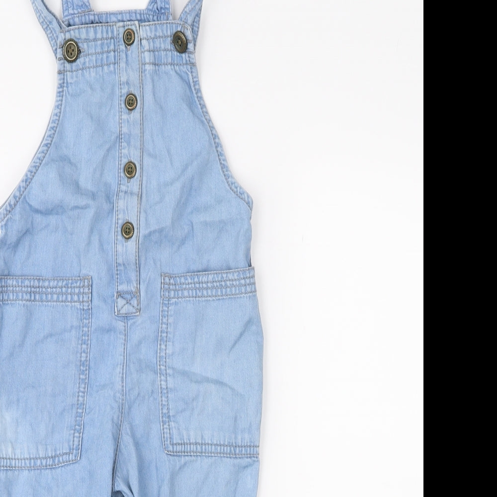 NEXT Girls Blue   Dungaree One-Piece Size 18-24 Months