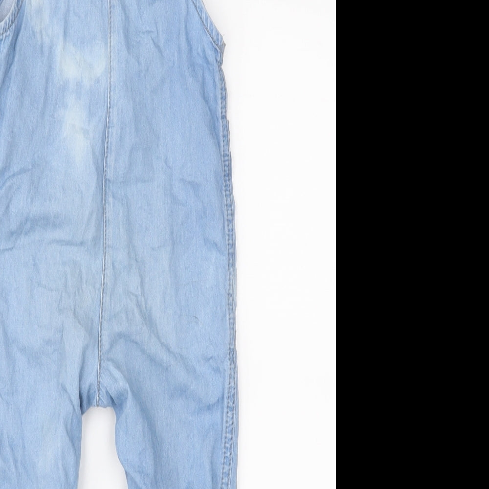 NEXT Girls Blue   Dungaree One-Piece Size 18-24 Months