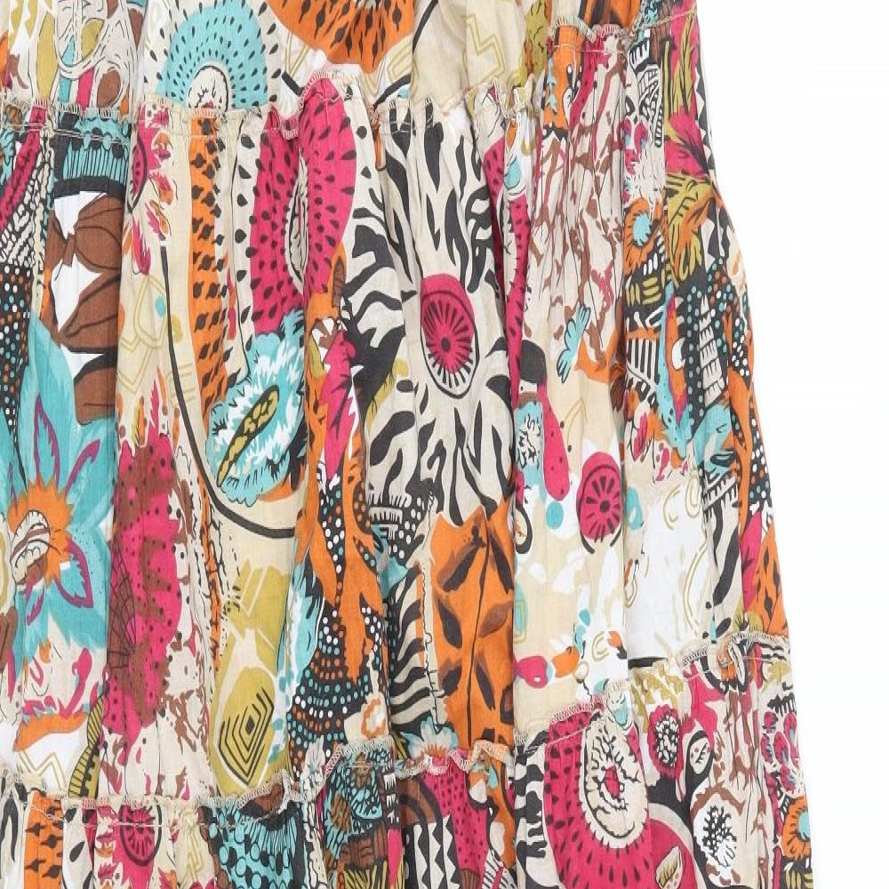 River Island Womens Brown Floral  Maxi  Size S