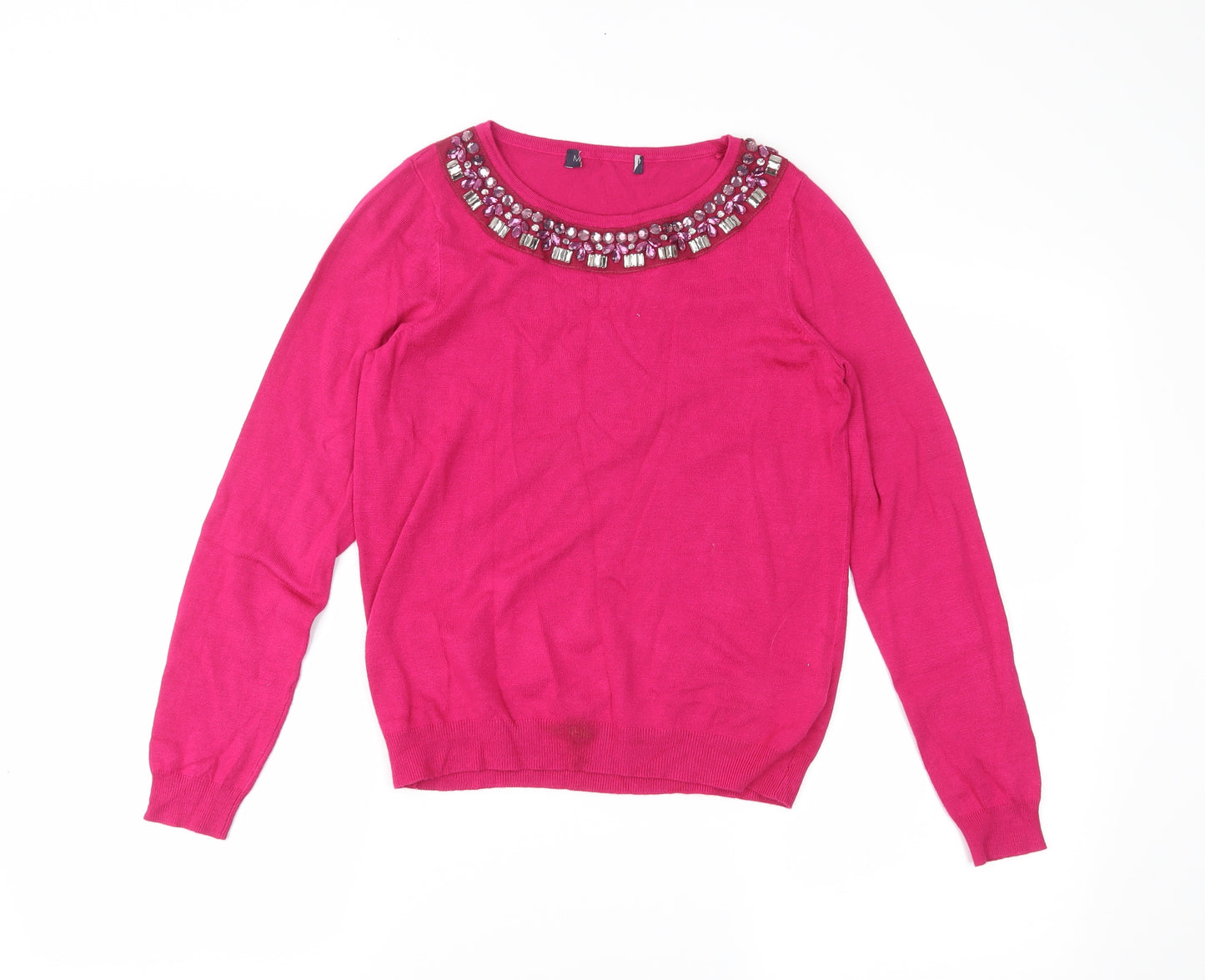 m&s Womens Pink   Pullover Jumper Size 8