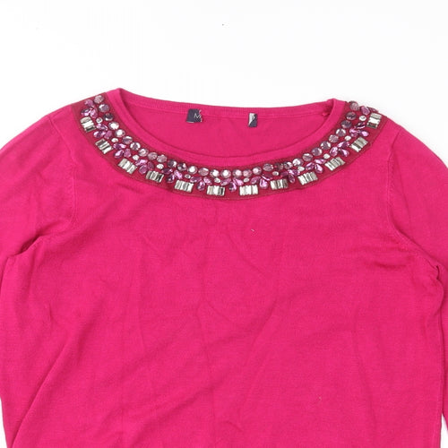 m&s Womens Pink   Pullover Jumper Size 8