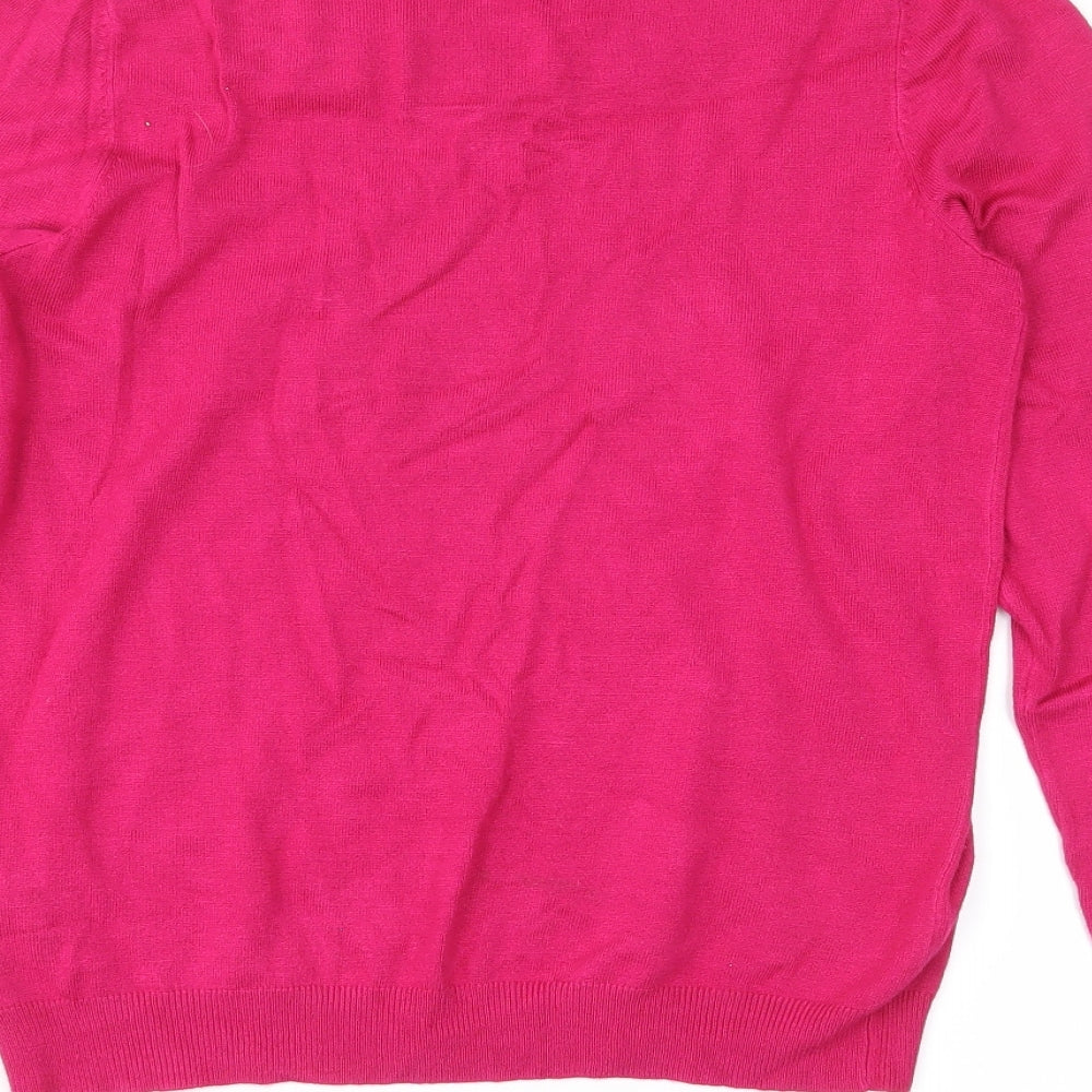 m&s Womens Pink   Pullover Jumper Size 8