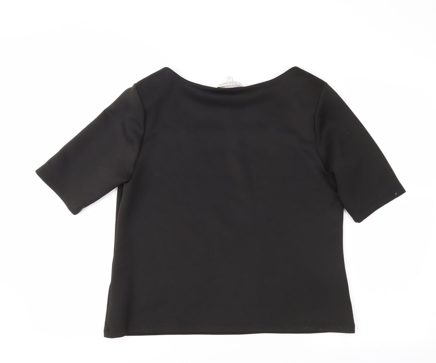 Lee Ann Womens Black   Basic Blouse Size 12