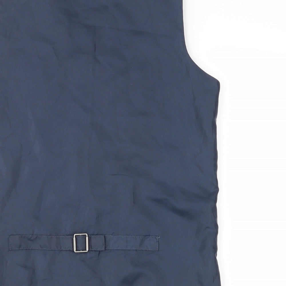 George Boys Blue   Jacket Waistcoat Size 12-13 Years