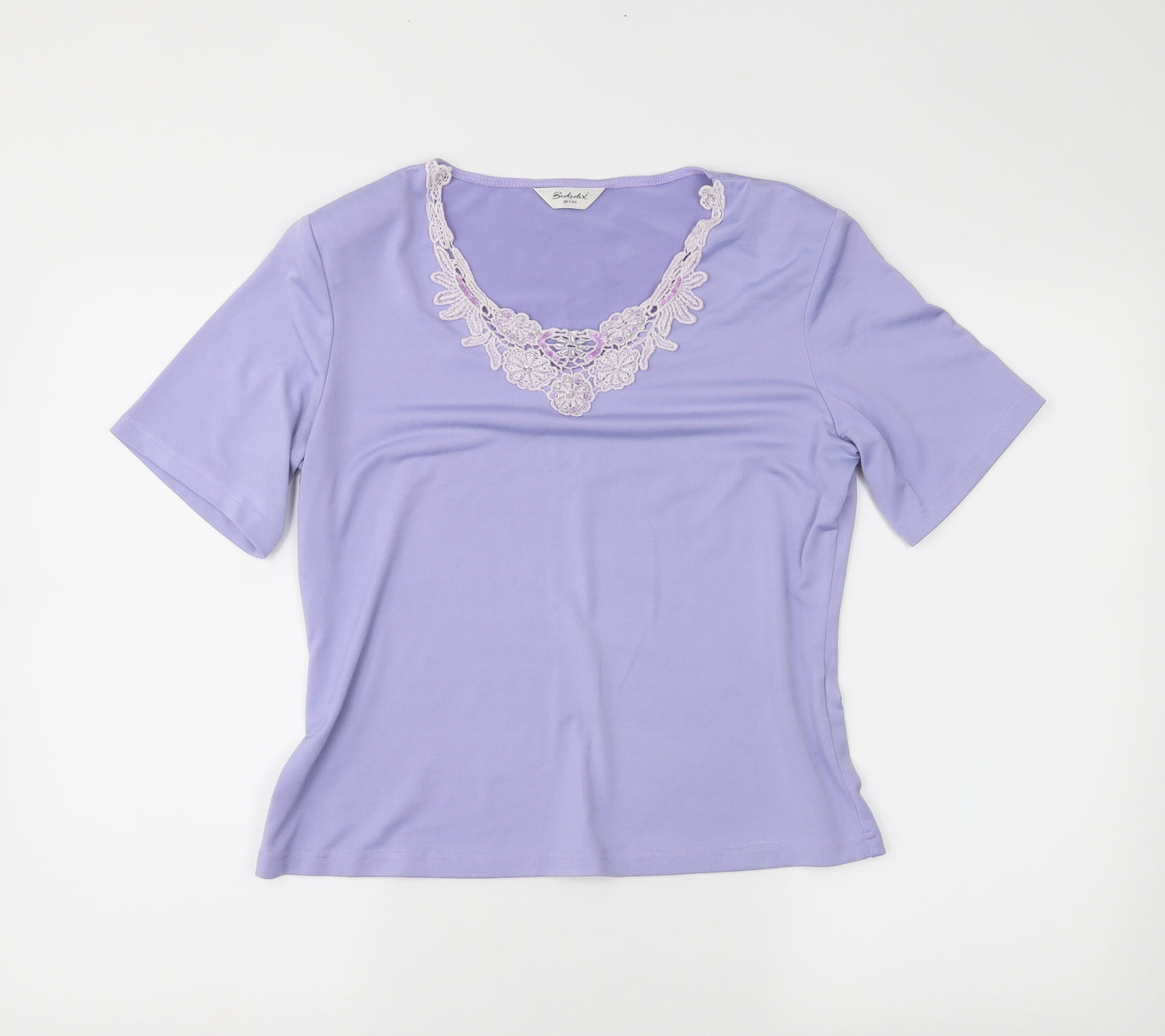Berkertex Womens Purple   Basic Blouse Size 14