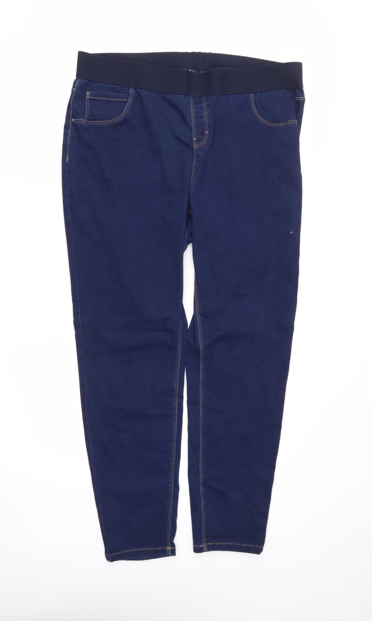 George Womens Blue   Jegging Jeans Size 20 L30 in - Elastic Waist