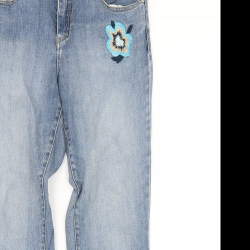 Santana Womens Blue   Flared Jeans Size 12 L28.5 in