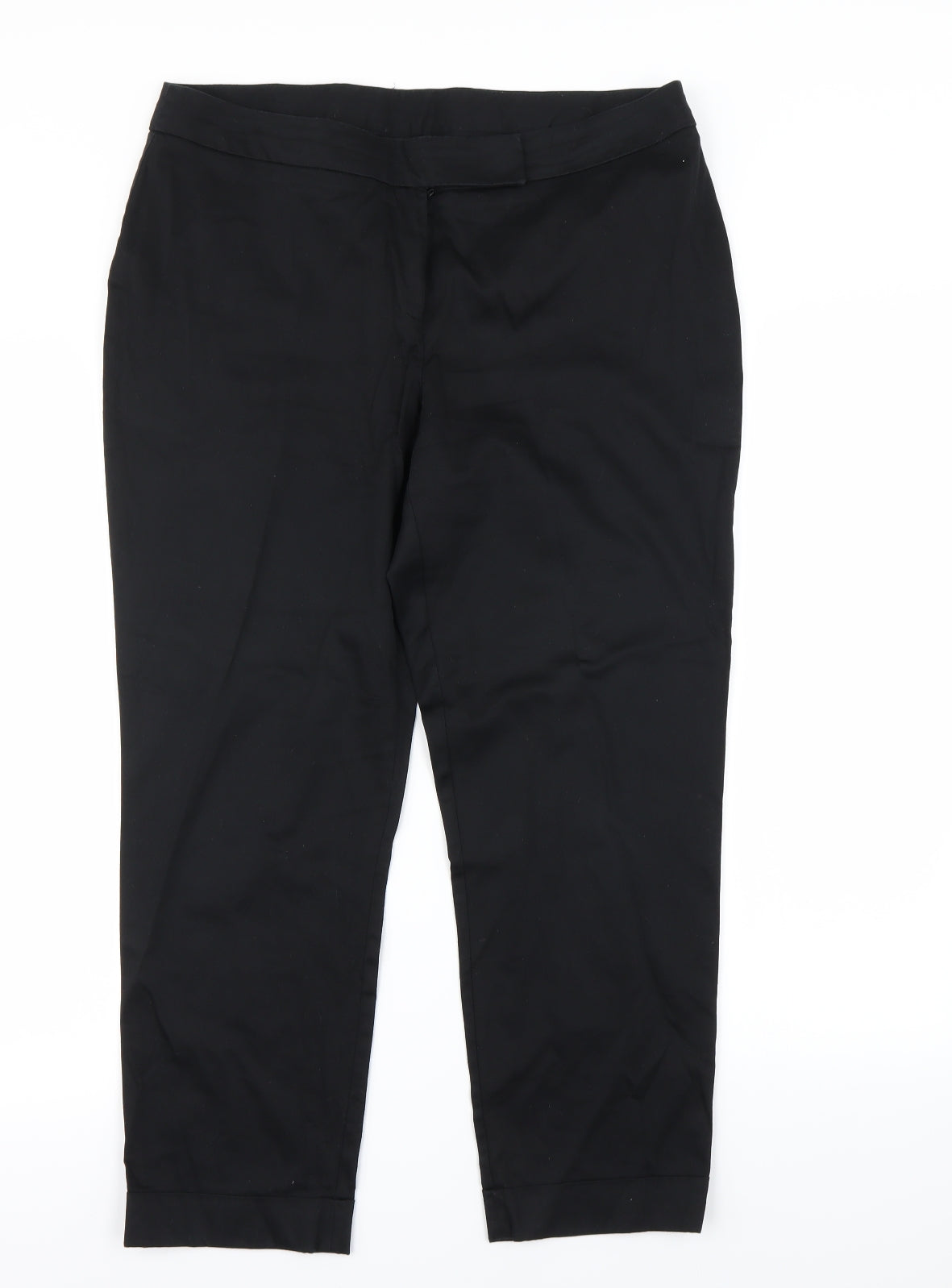 Dorothy Perkins Womens Black   Trousers  Size 14 L26 in