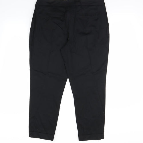 Dorothy Perkins Womens Black   Trousers  Size 14 L26 in