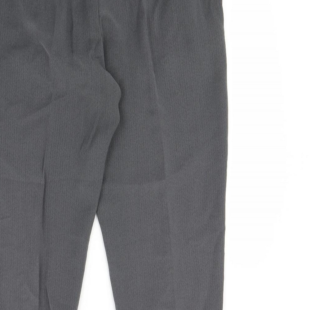 m&S Womens Grey   Dress Pants Trousers Size 18 L25 in