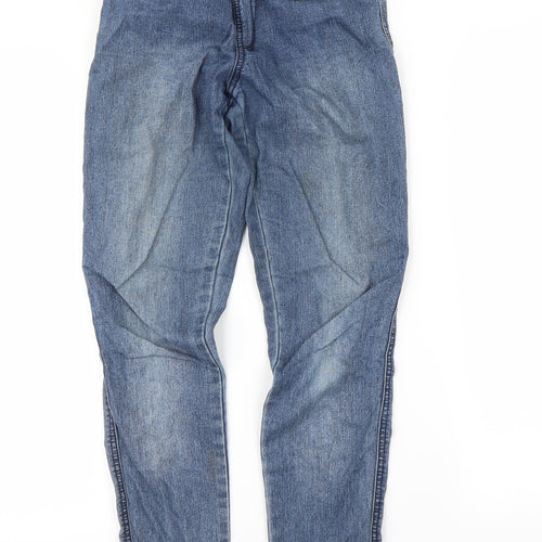 Moto Womens Blue   Straight Jeans Size 10 L27 in