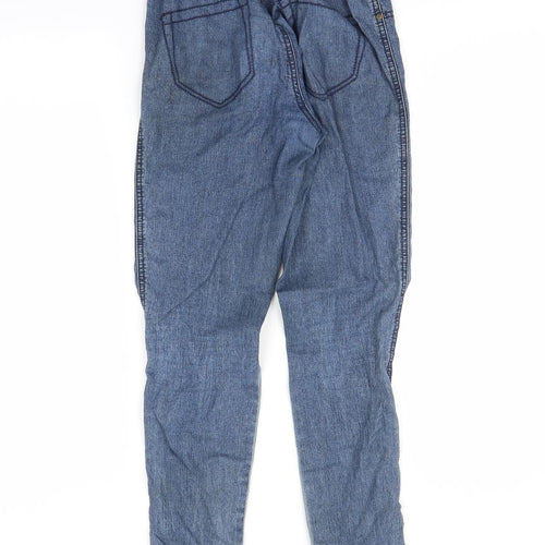 Moto Womens Blue   Straight Jeans Size 10 L27 in