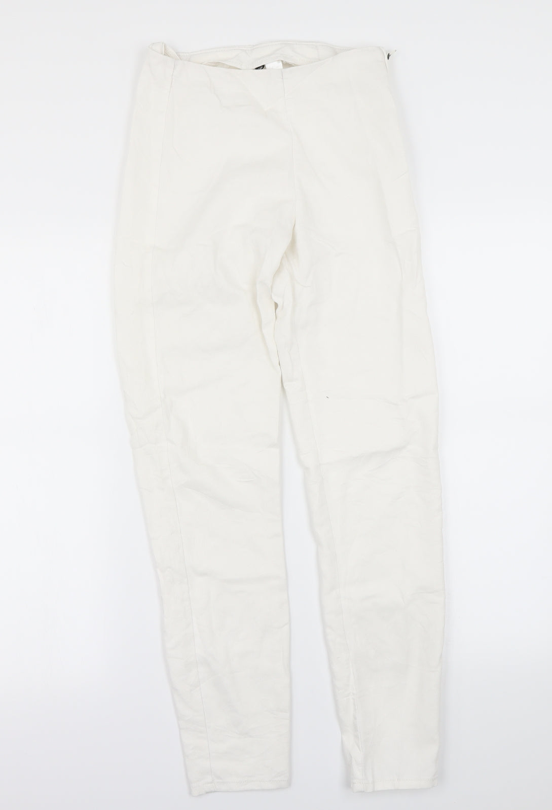 H&M Womens White   Dress Pants Trousers Size 6 L27 in