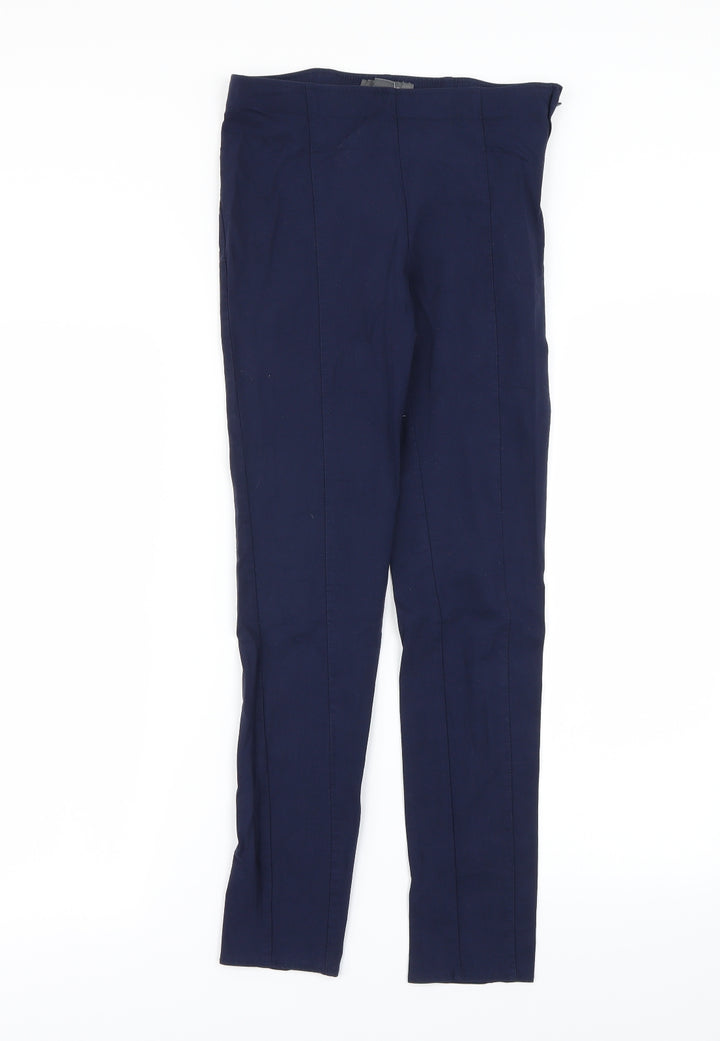 Primark Womens Blue Chino Leggings Size 8 L27.5 in