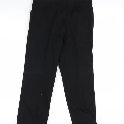 m&s Womens Black   Dress Pants Trousers Size 10 L25 in