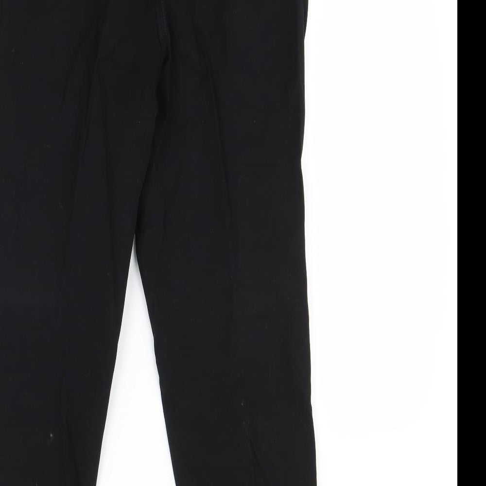 m&s Womens Black   Dress Pants Trousers Size 10 L25 in