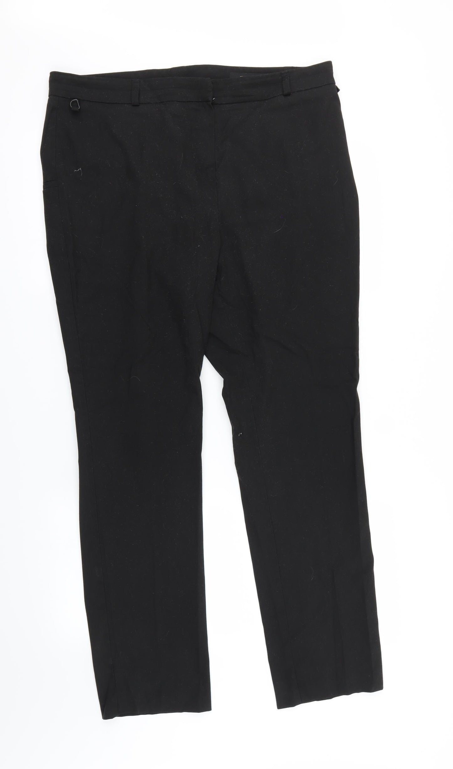 incorporatewear Womens Black   Dress Pants Trousers Size 16 L28 in