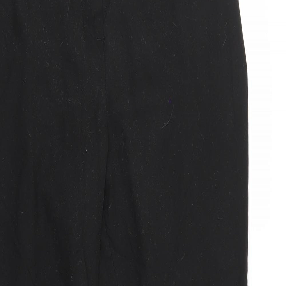 incorporatewear Womens Black   Dress Pants Trousers Size 16 L28 in