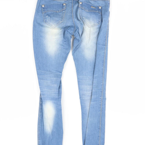 faxunhong Womens Blue   Skinny Jeans Size 25 in L29 in