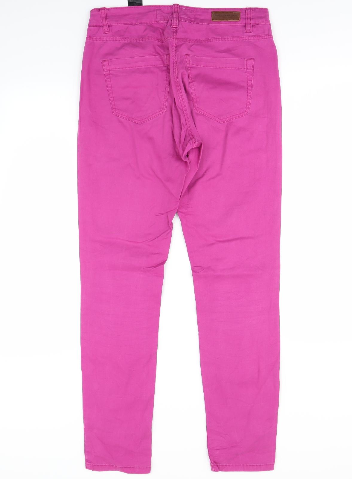H&M Womens Pink   Skinny Jeans Size 10 L26 in