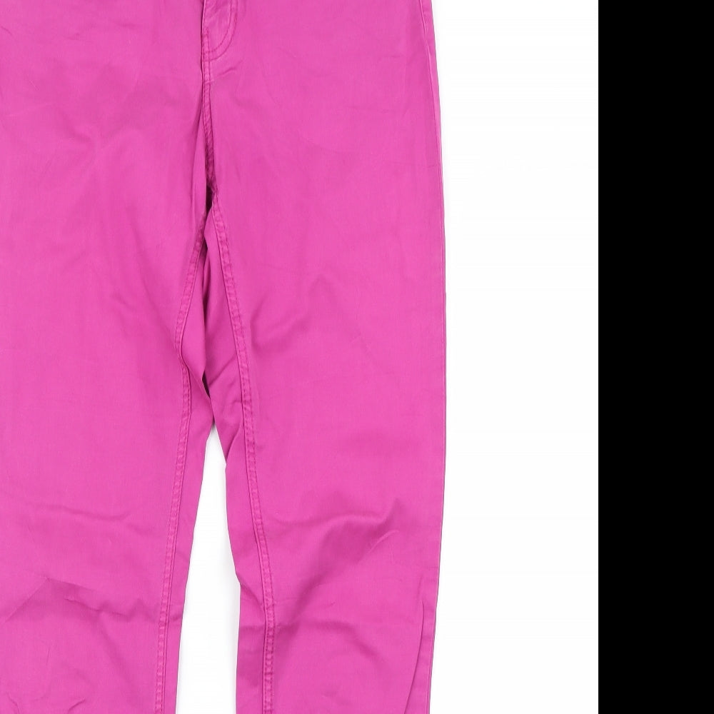 H&M Womens Pink   Skinny Jeans Size 10 L26 in