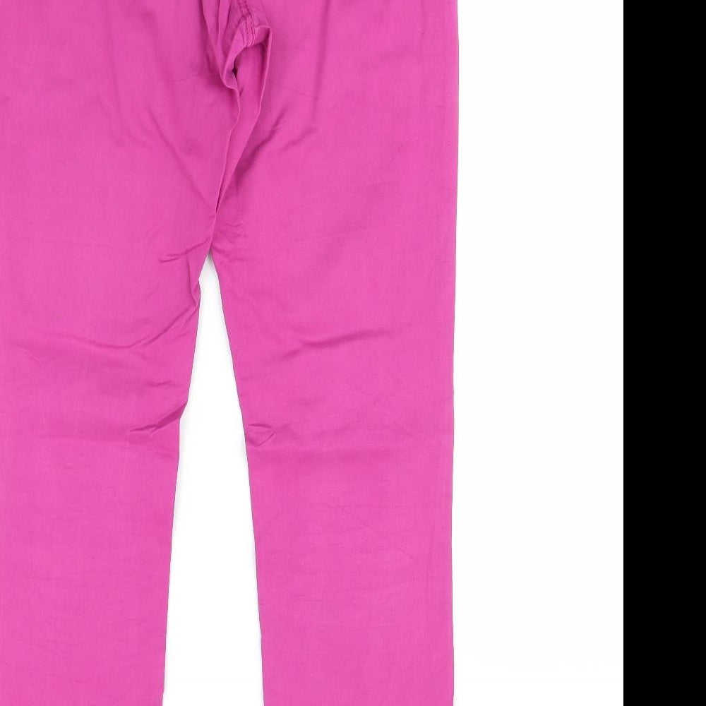 H&M Womens Pink   Skinny Jeans Size 10 L26 in