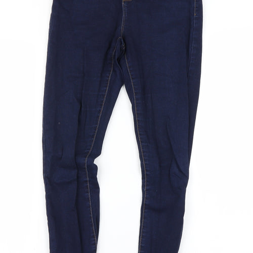 denim&co Womens Blue   Skinny Jeans Size 8 L28 in