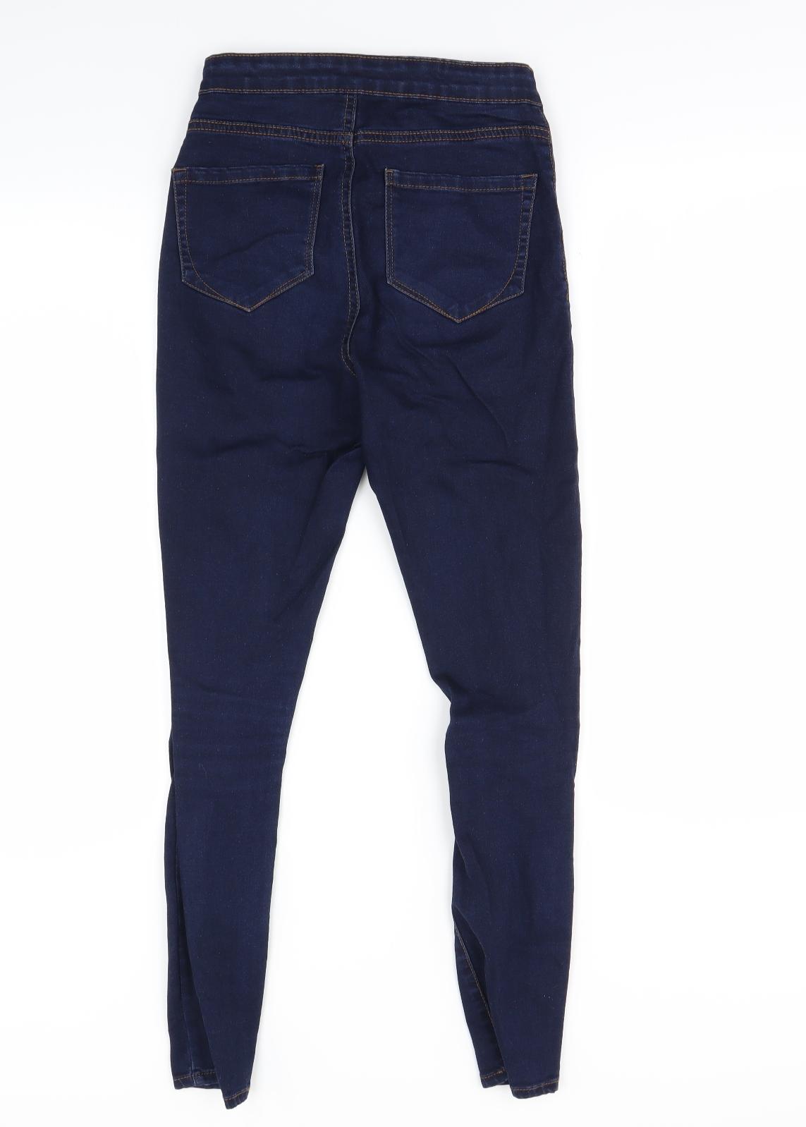 denim&co Womens Blue   Skinny Jeans Size 8 L28 in