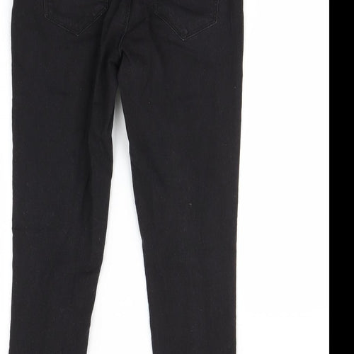 denim&co Womens Black   Skinny Jeans Size 10 L25.5 in