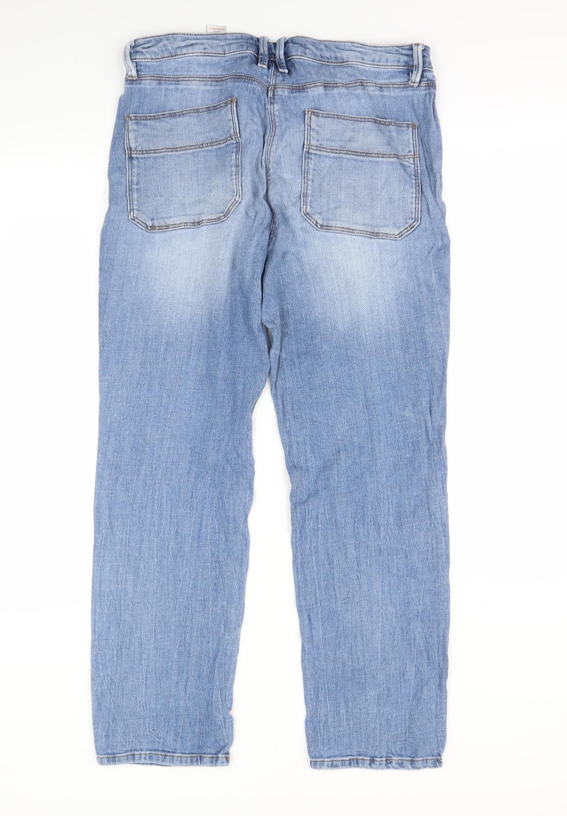 Next  Womens Blue   Straight Jeans Size 10 L29 in
