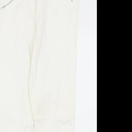 George Womens White   Skinny Jeans Size 12 L28.5 in