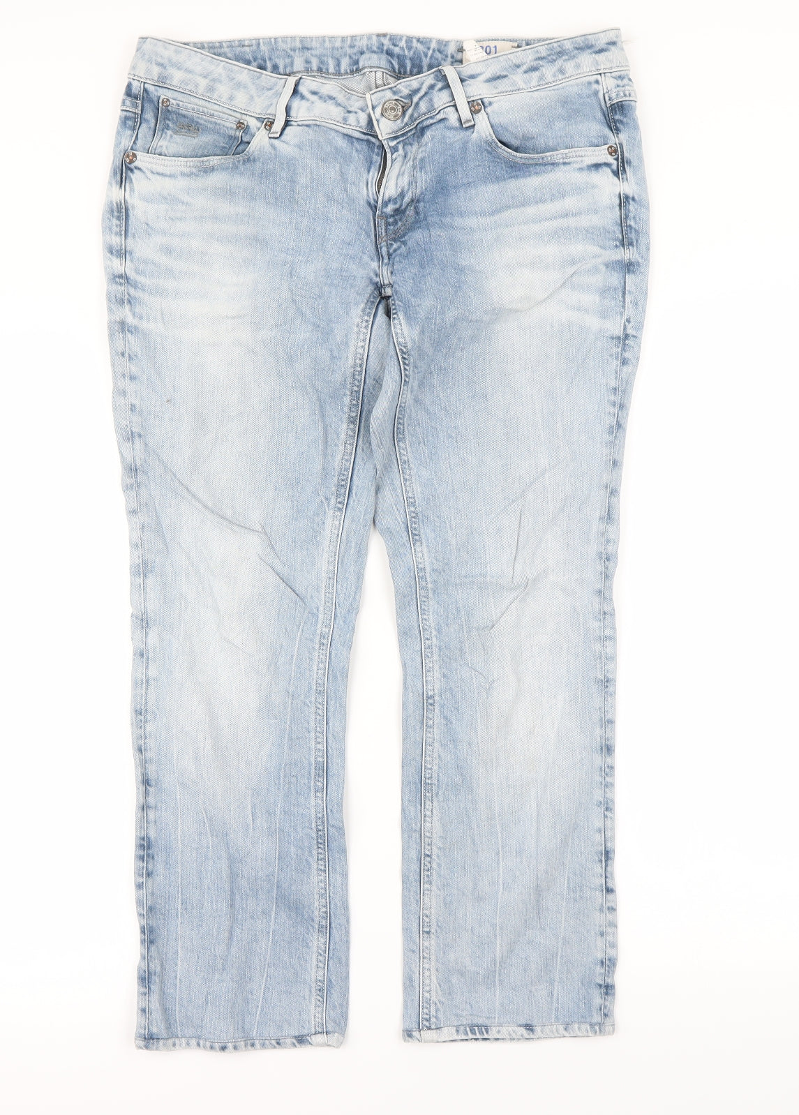 G Star Mens Blue   Bootcut Jeans Size S L32 in