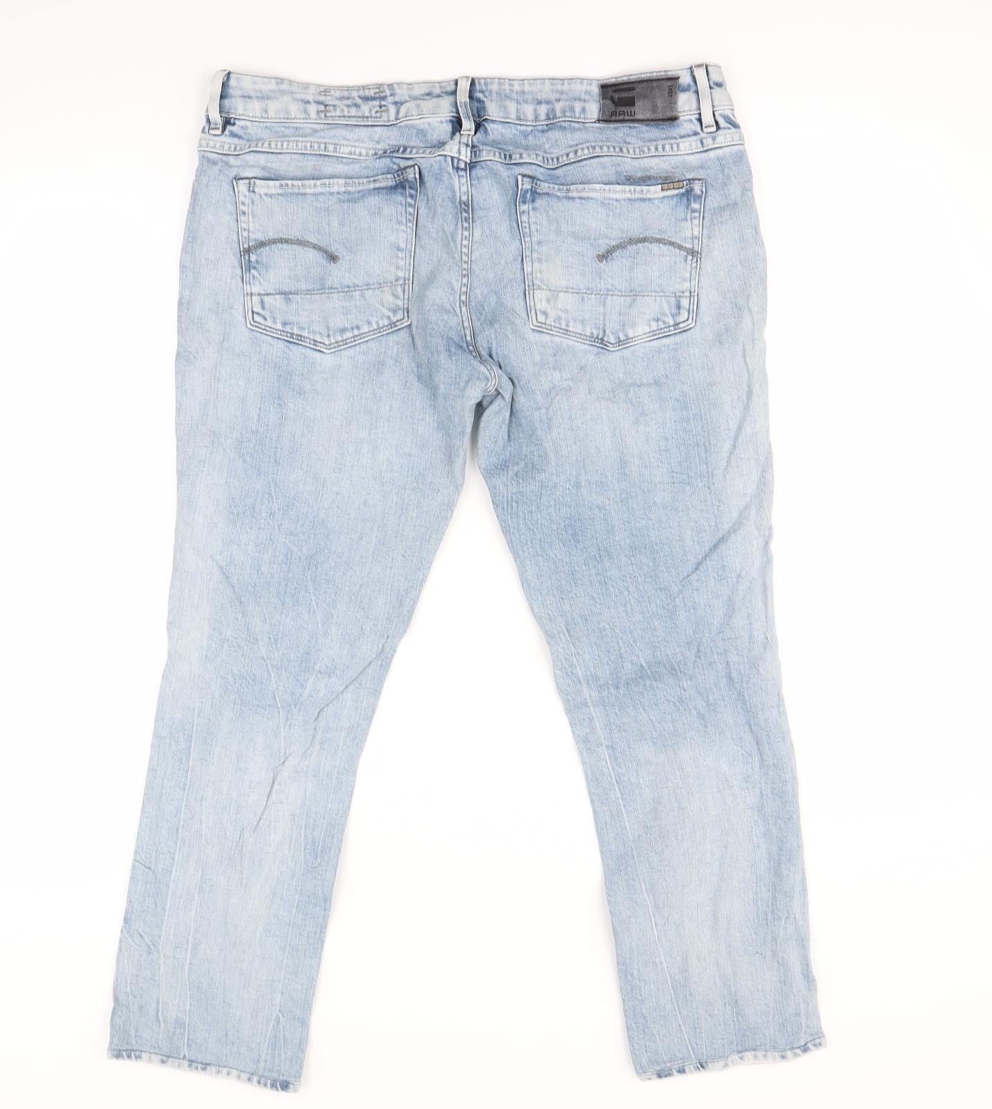 G Star Mens Blue   Bootcut Jeans Size S L32 in