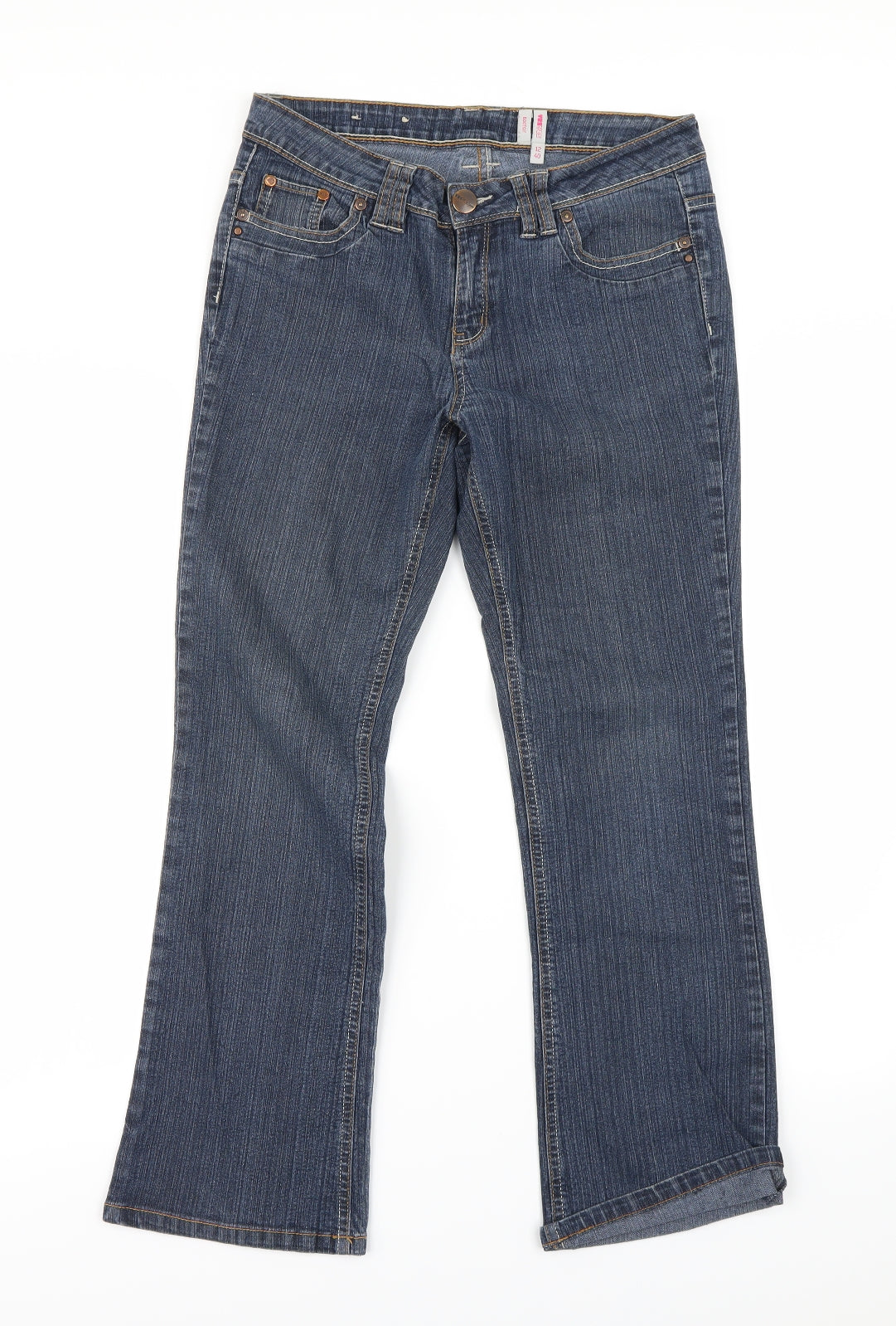 Preworn Womens Blue   Bootcut Jeans Size 12 L27 in