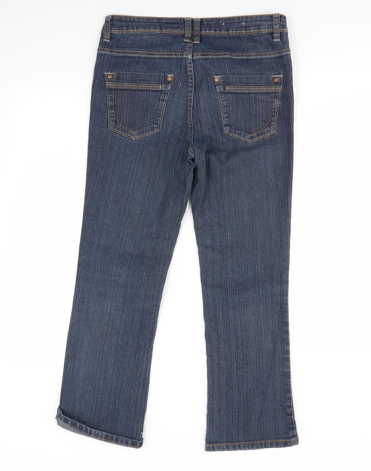 Preworn Womens Blue   Bootcut Jeans Size 12 L27 in