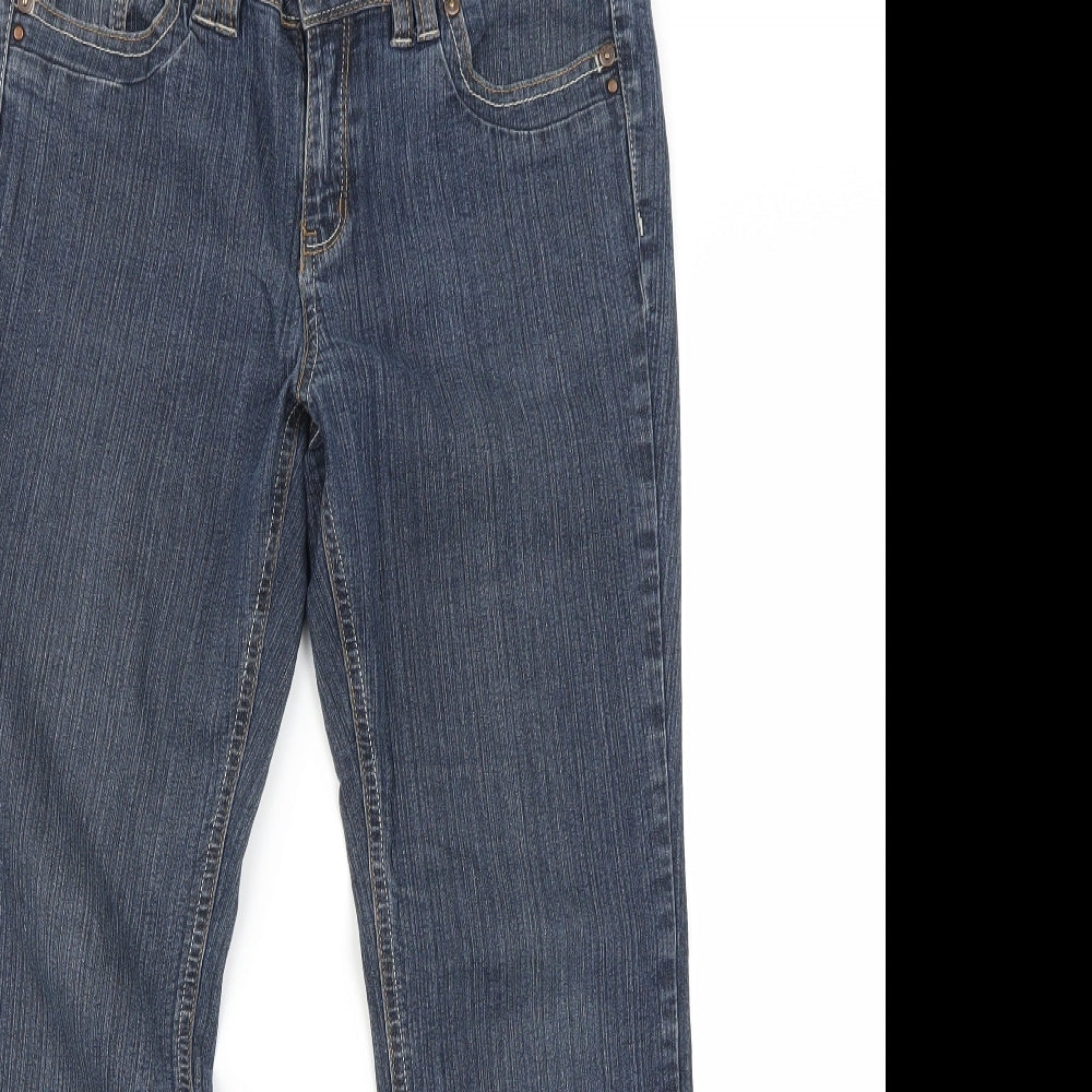 Preworn Womens Blue   Bootcut Jeans Size 12 L27 in