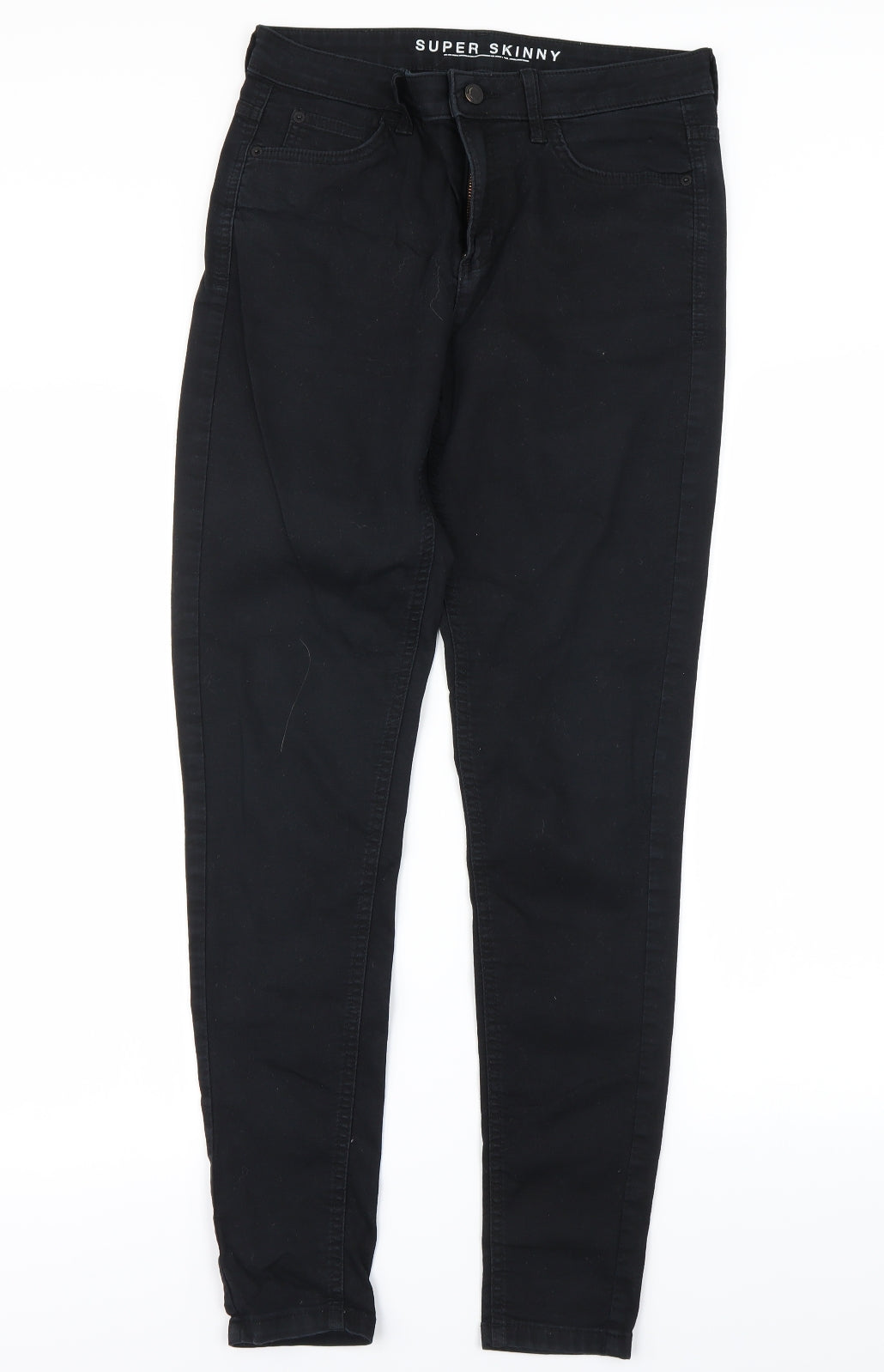 m&S Womens Black   Skinny Jeans Size 12 L27 in