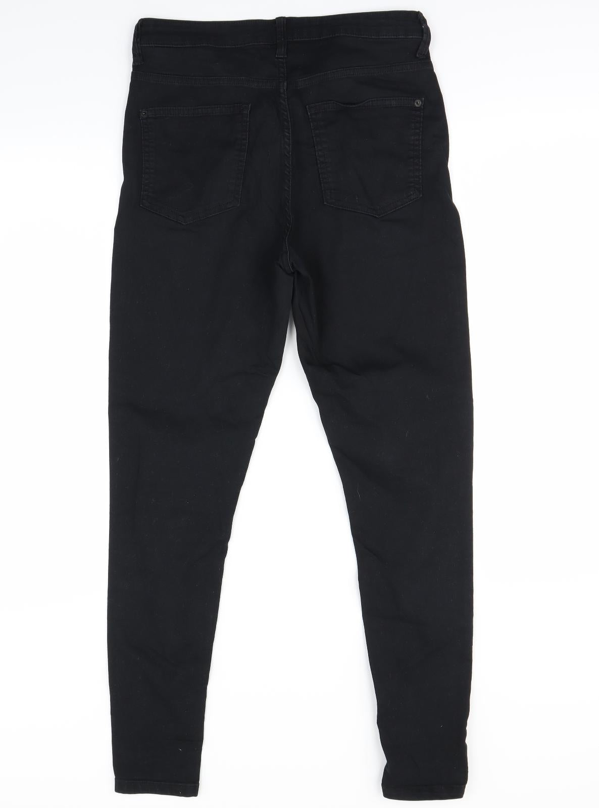 m&S Womens Black   Skinny Jeans Size 12 L27 in