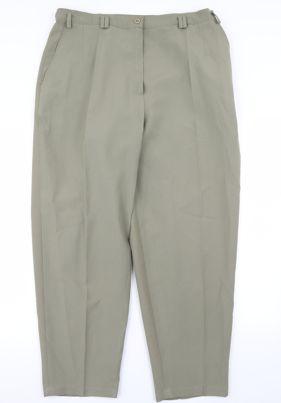 Canda Womens Green   Dress Pants Trousers Size 22 L29 in