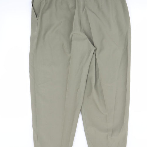 Canda Womens Green   Dress Pants Trousers Size 22 L29 in