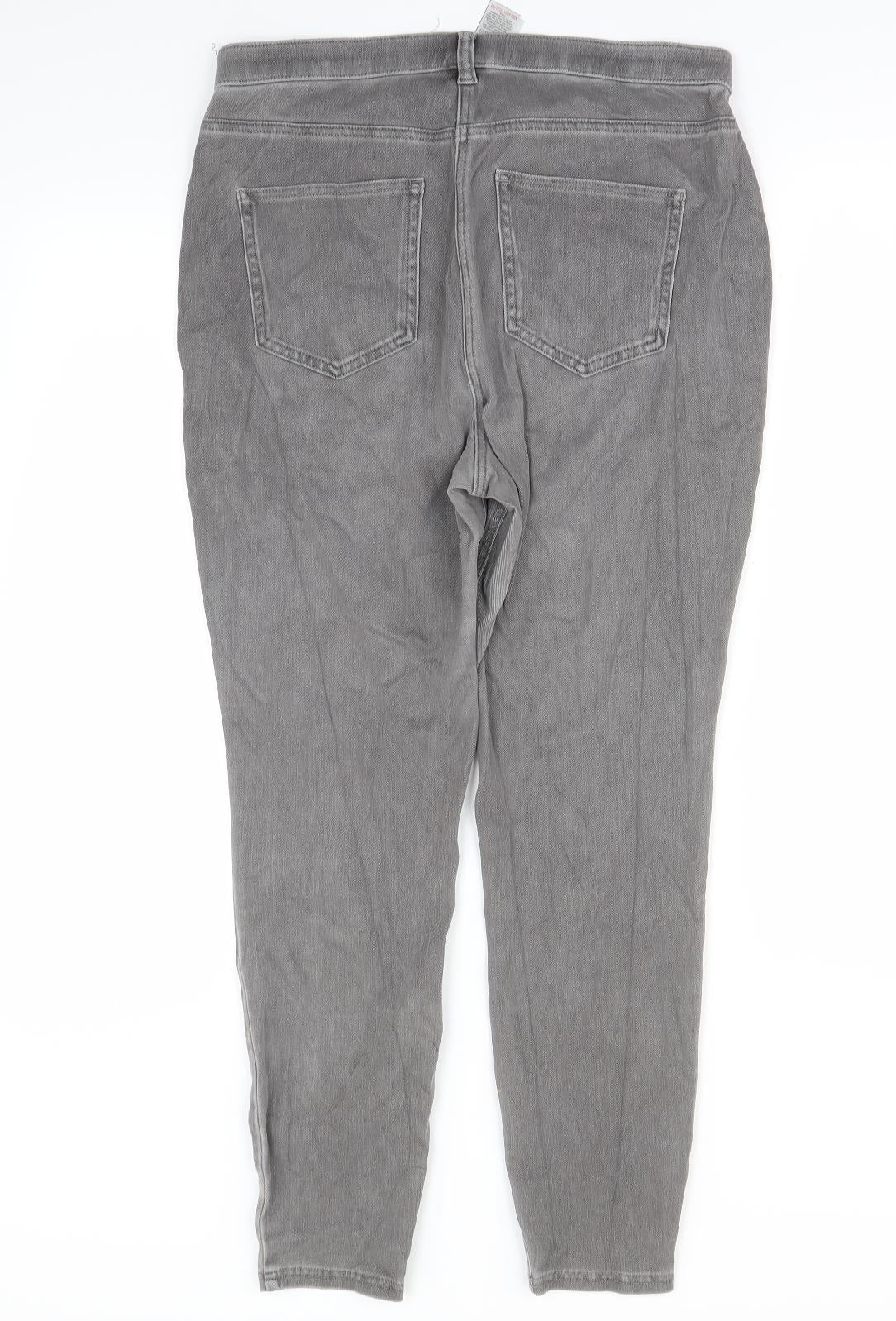 Next  Womens Grey   Jegging Jeans Size 14 L27 in