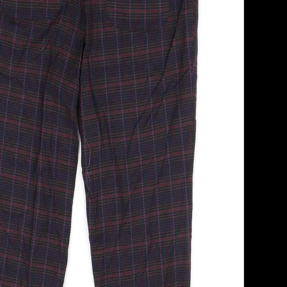 Next  Womens Multicoloured Check  Trousers  Size 10 L28 in