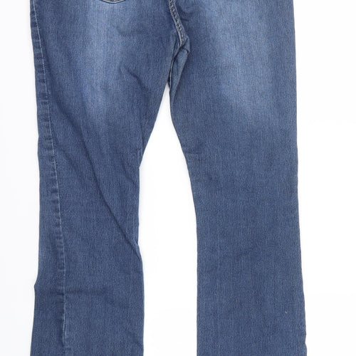 F&F Womens Blue   Bootcut Jeans Size 16 L30 in