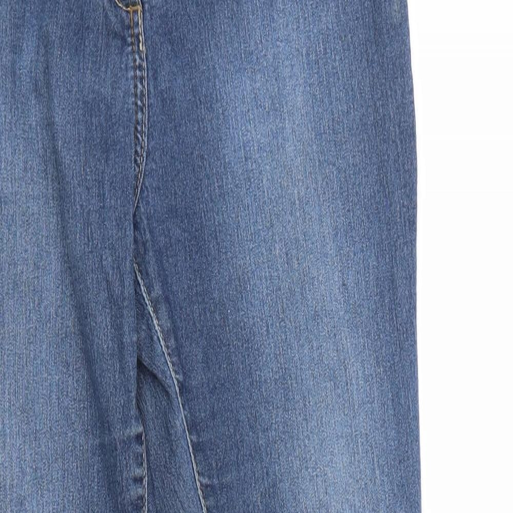 F&F Womens Blue   Bootcut Jeans Size 16 L30 in