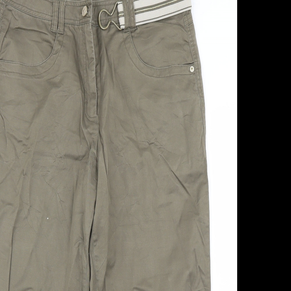 Canada Womens Green   Cropped Jeans Size 16 L21 in