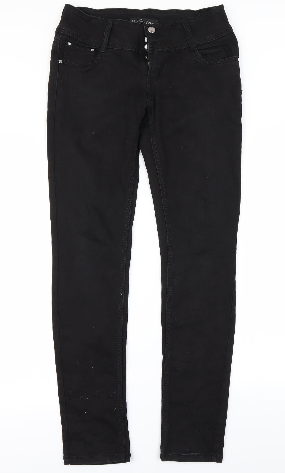 Yazz Collection Womens Black   Skinny Jeans Size 32 in L27 in