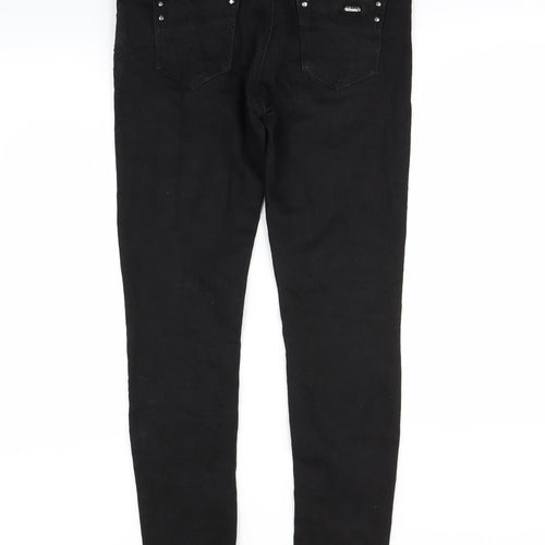 Yazz Collection Womens Black   Skinny Jeans Size 32 in L27 in
