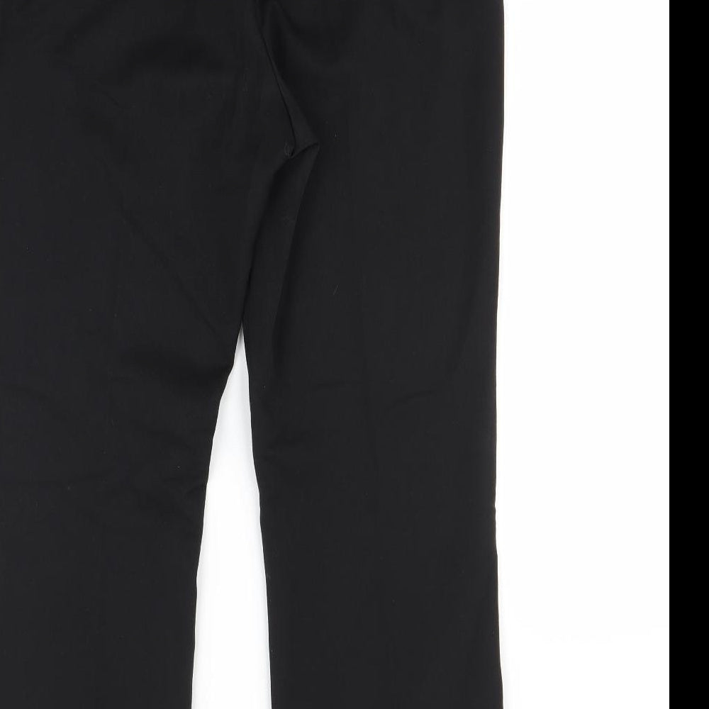 bm Collection Womens Black   Dress Pants Trousers Size 10 L28 in