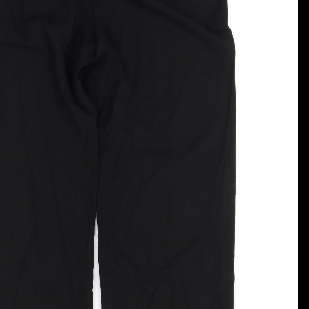 M&S Womens Black   Dress Pants Trousers Size 18 L28 in